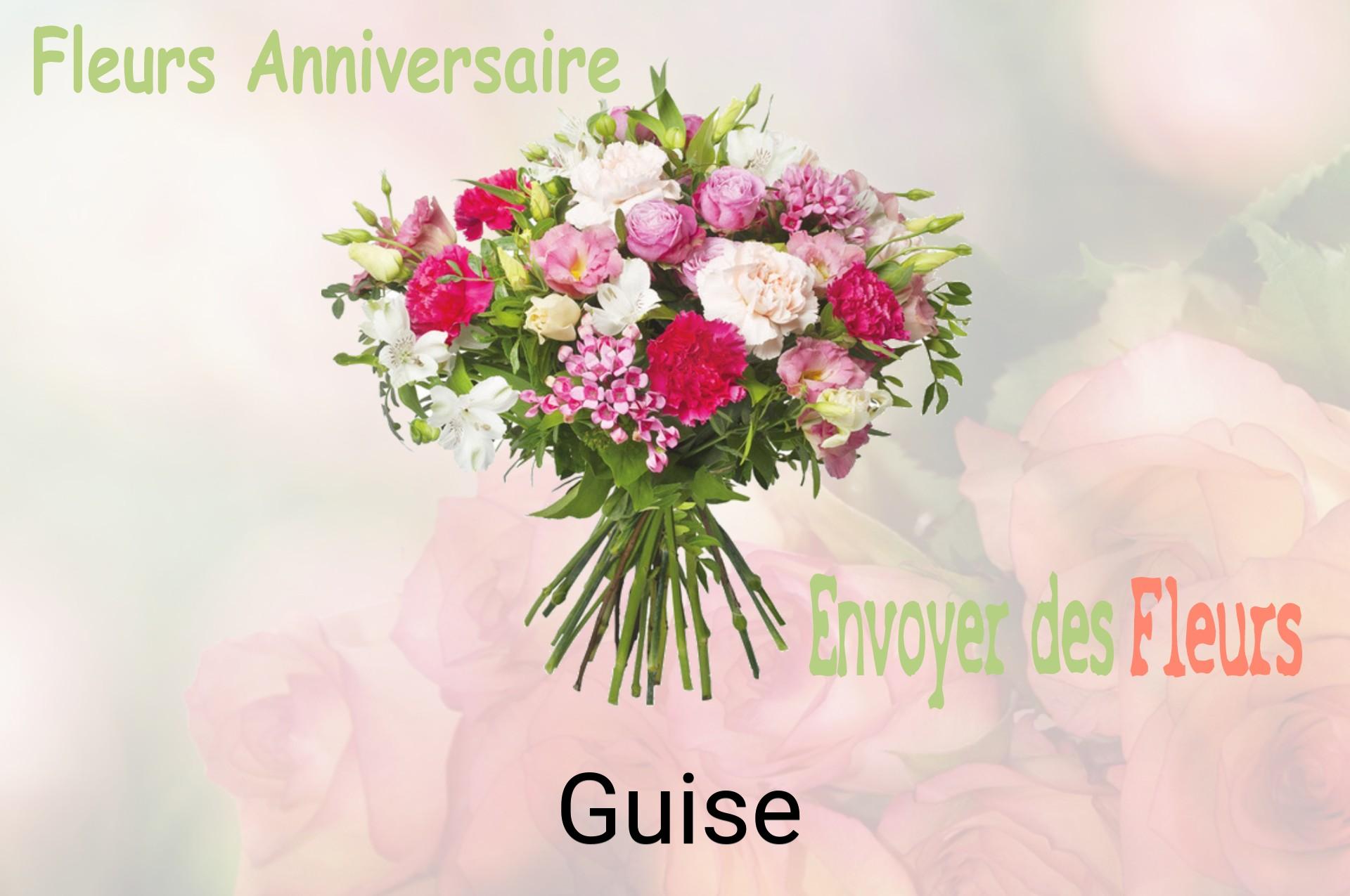 Bouquet de fleurs d’anniversaire livré à Guise