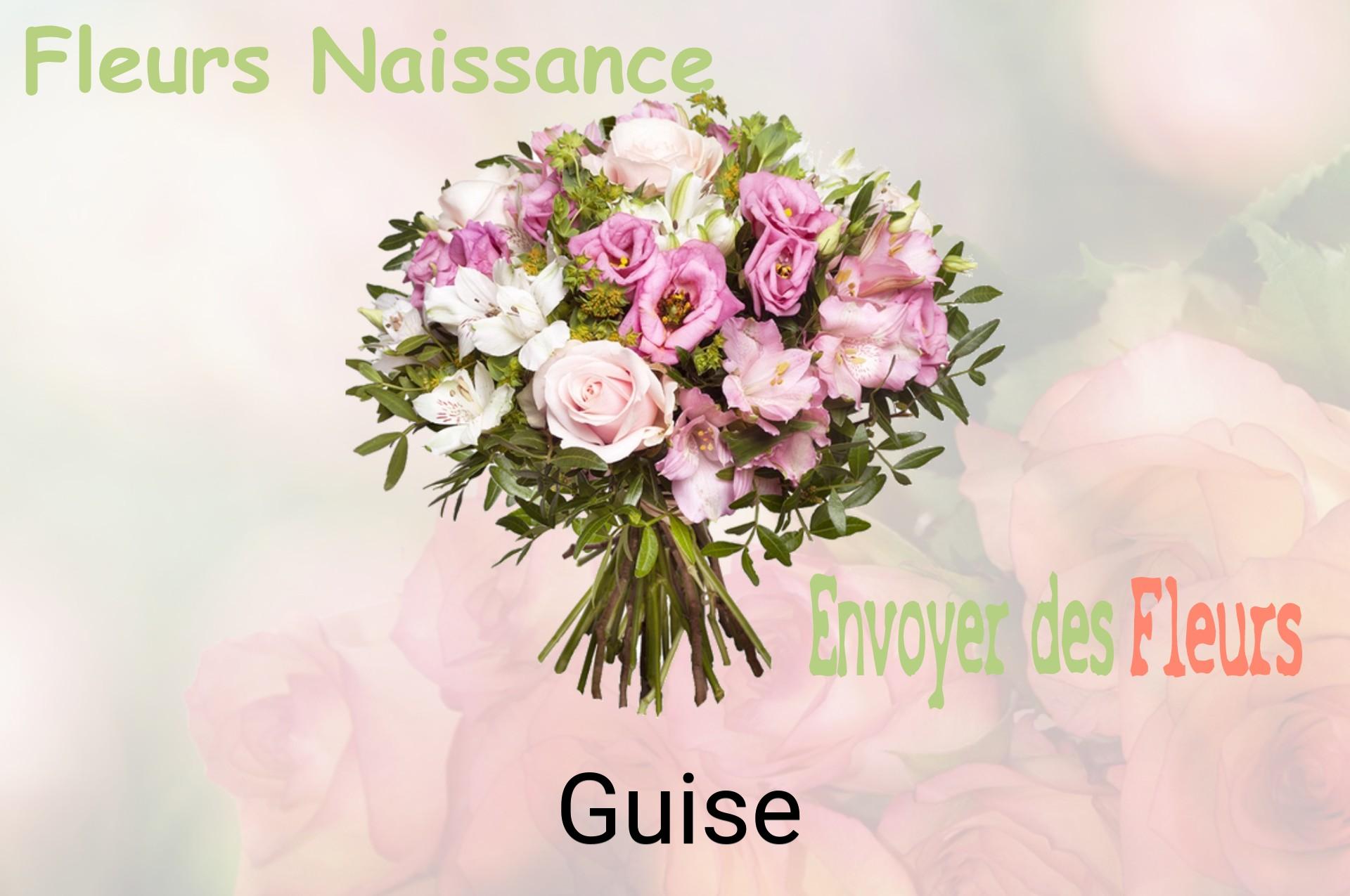 Bouquet de fleurs de naissance livré à Guise
